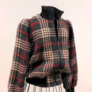 Express X negin mirsalehi Plaid Wool Coat/Jacket